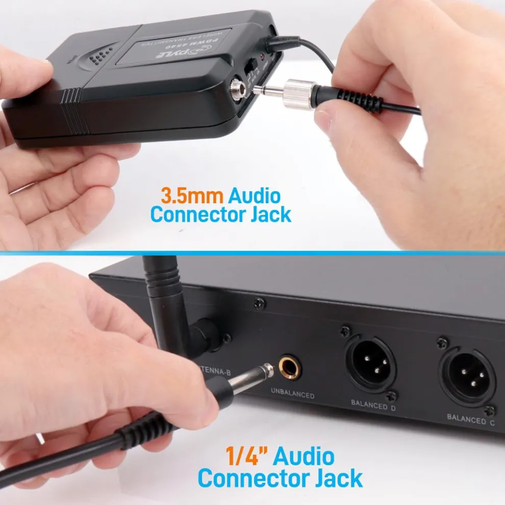 4-Ch. Uhf Wireless Microphone System Kit