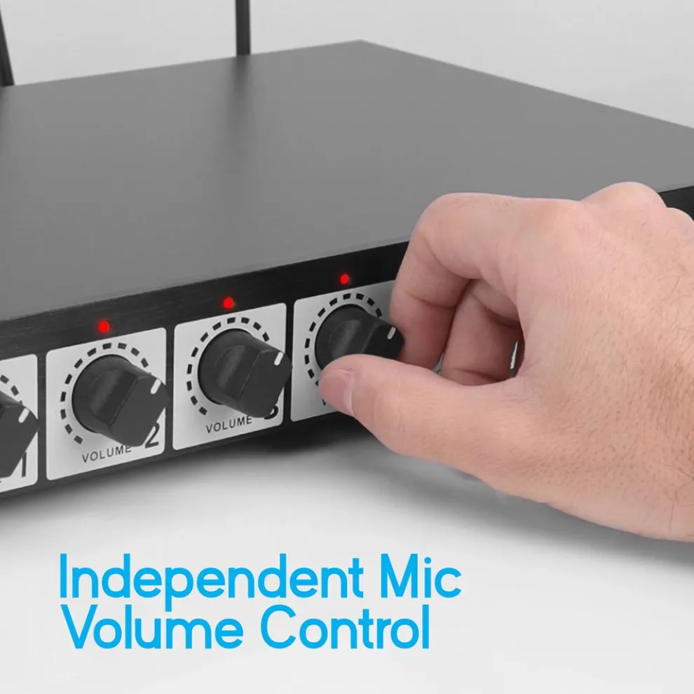 8-Ch. Wireless Microphone System