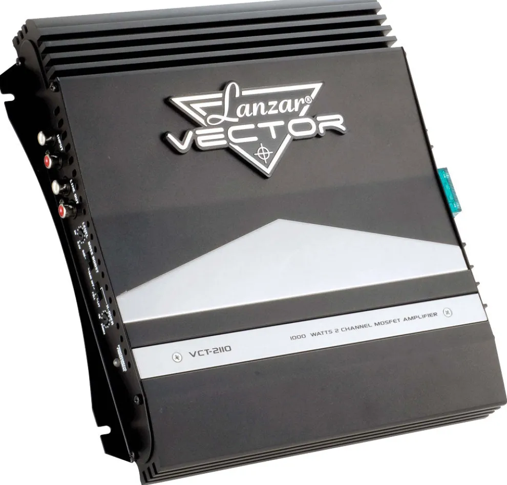 2-Channel 1000W Car Amplifier, High Power MOSFET, Slim Size