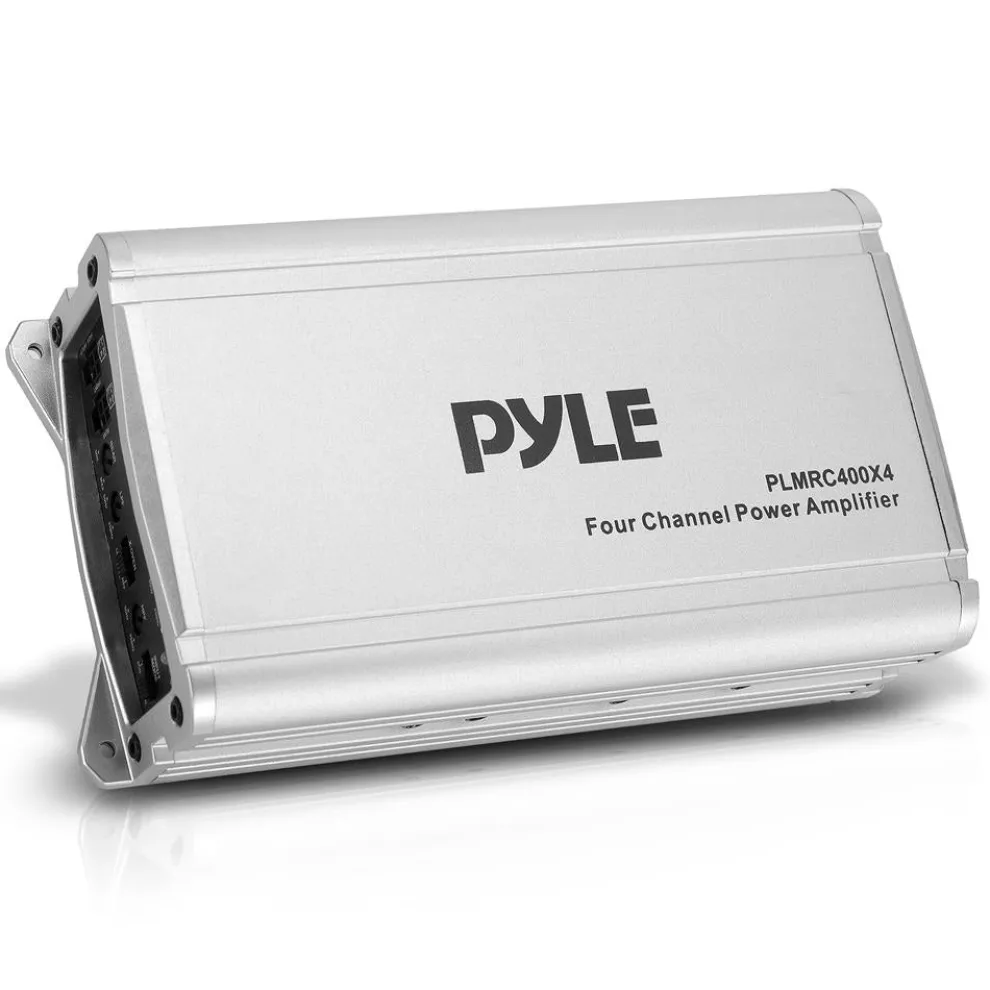 4-Channel Weather-Resistant Audio Amplifier 1200W Max Compact Design