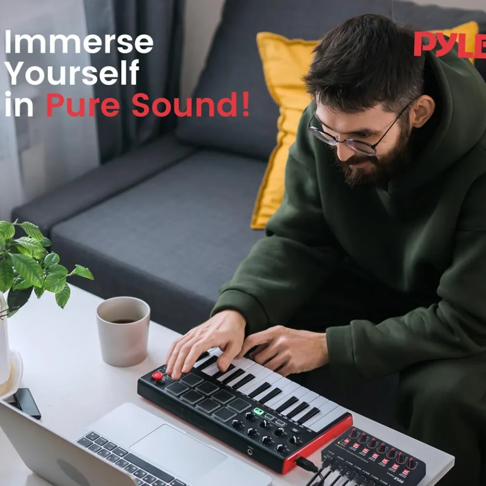 6-Channel Wireless Mixer, Low Noise, USB Sound Card, Compact Size