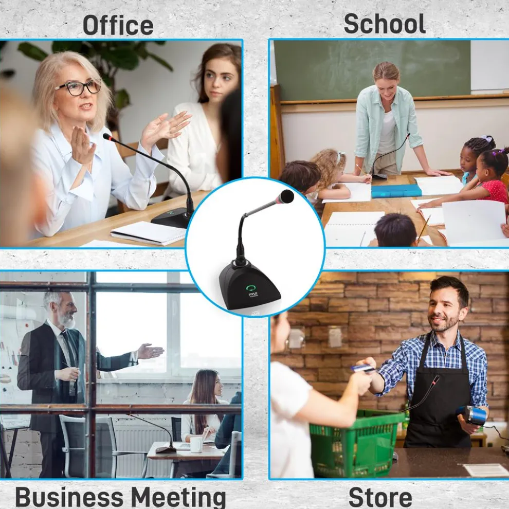 8-Channel Wireless Mic System - Extended Range, Condenser Mics, Rack Mount