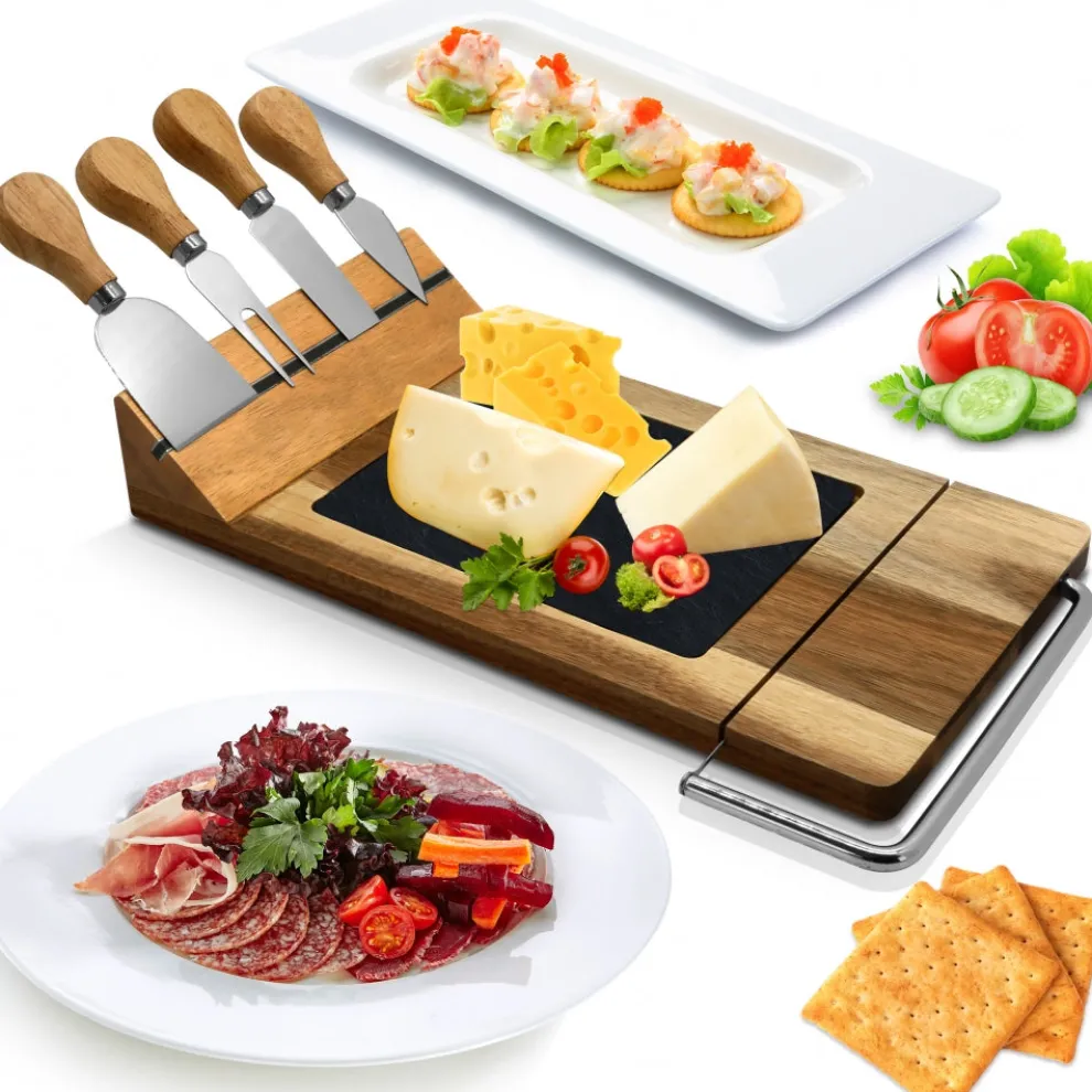 Cheese Board Serving & Cutting Set