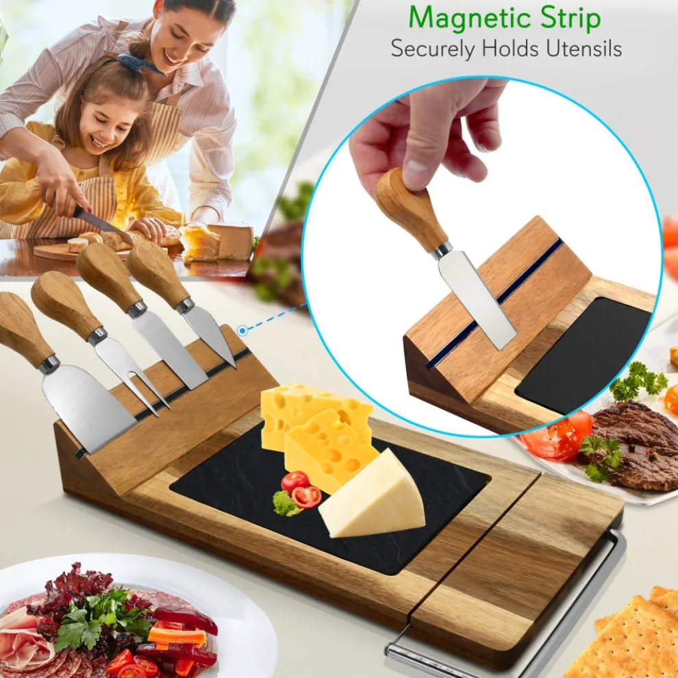 Cheese Board Serving & Cutting Set