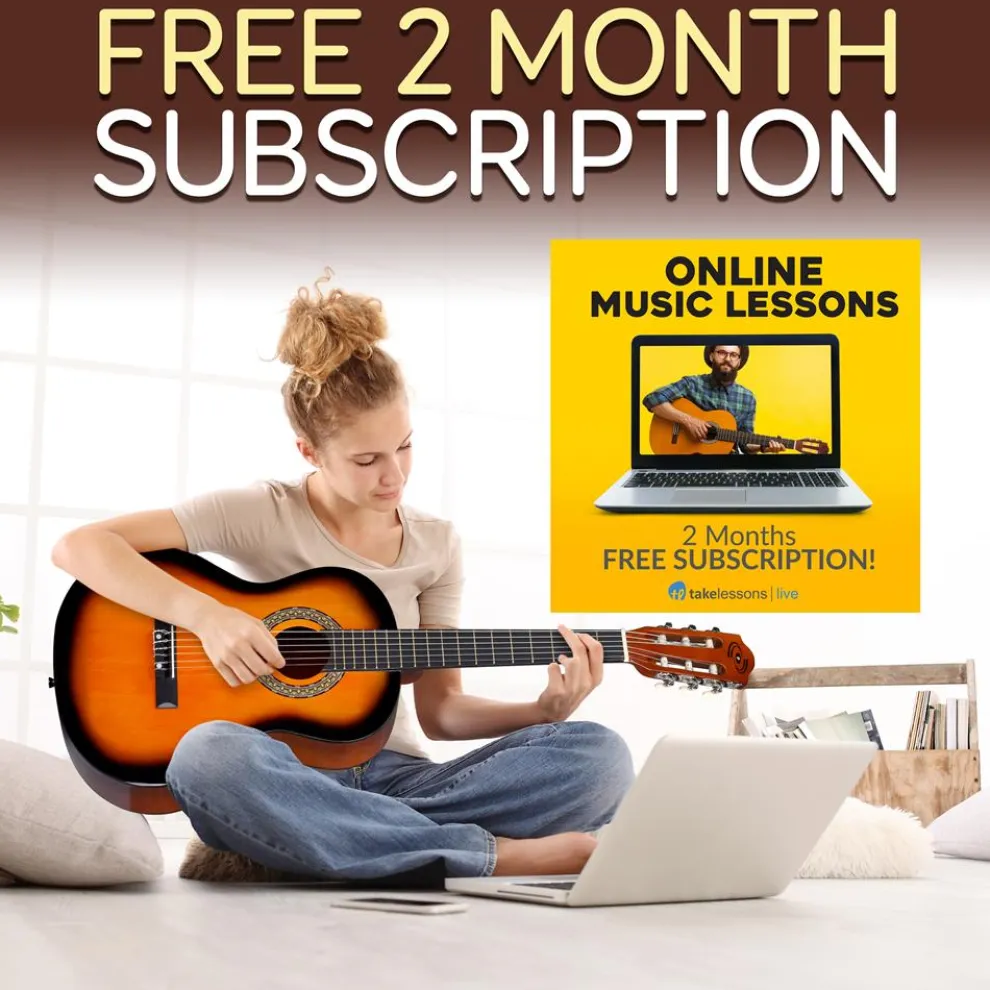 Classic Style 3/4 Scale Guitar