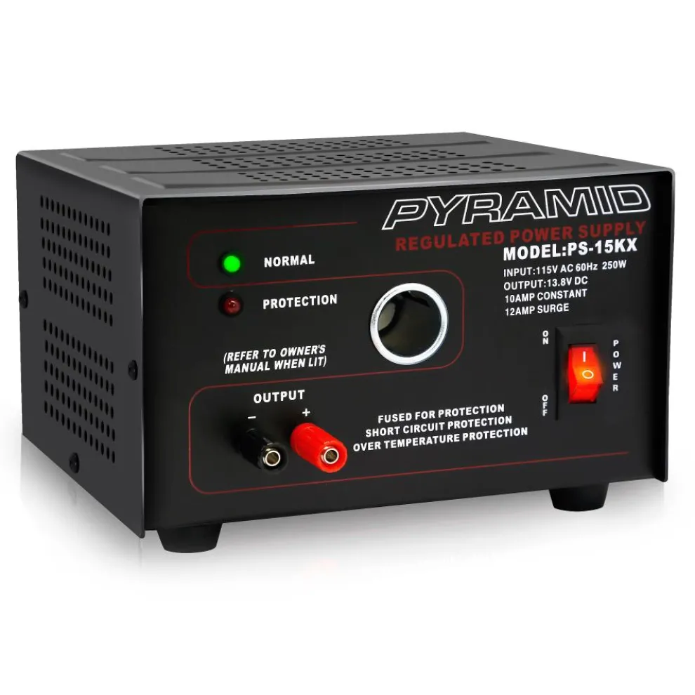 Compact Bench Power Supply 10A Linear Regulated 13.8V DC Converter