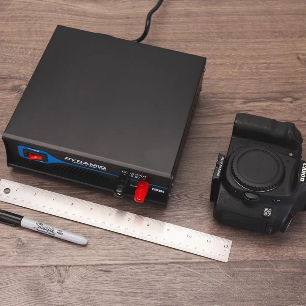 Compact Bench Power Supply 30A Regulated AC-DC Converter Cooling Fan