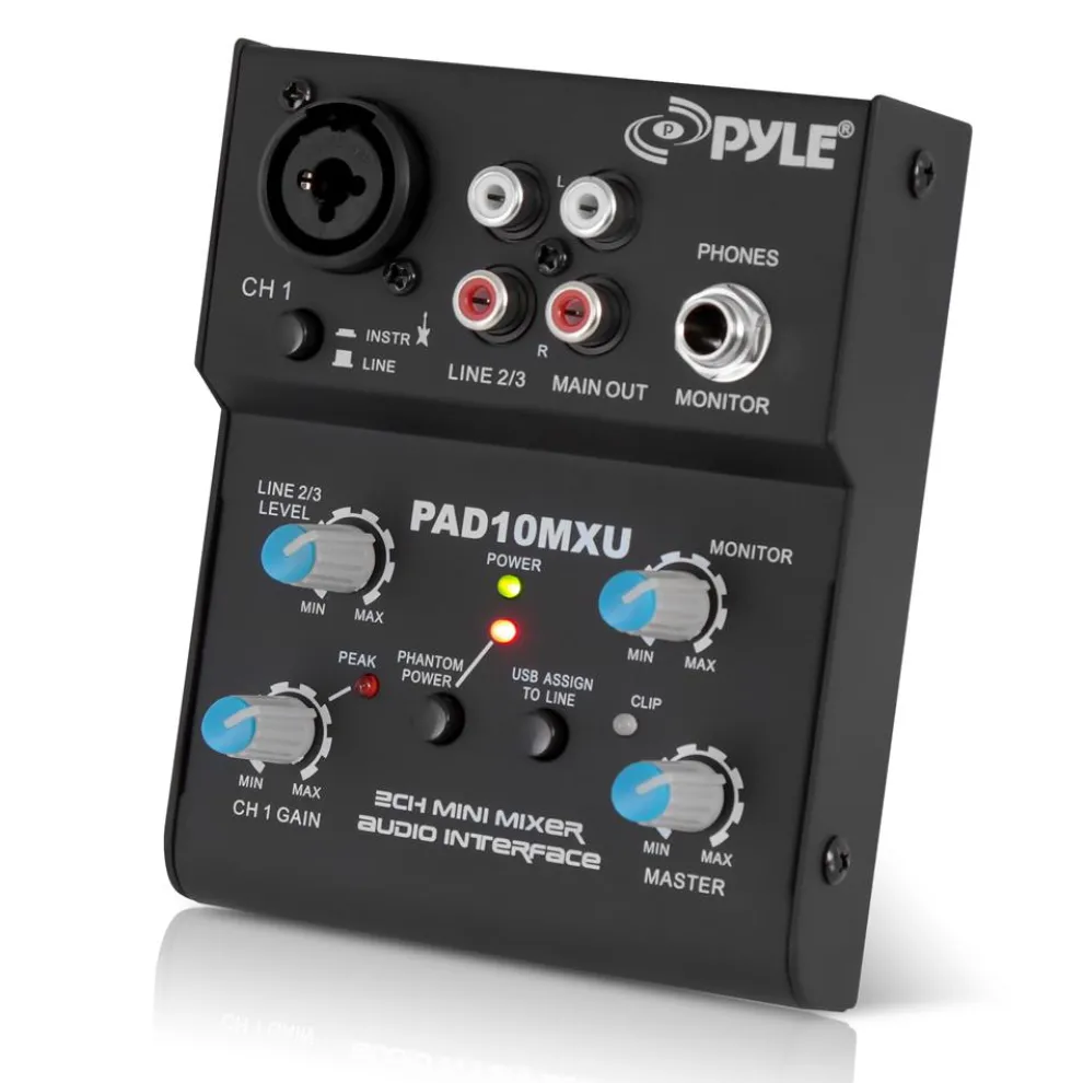 Compact Dj Mixer Pro Audio Interface