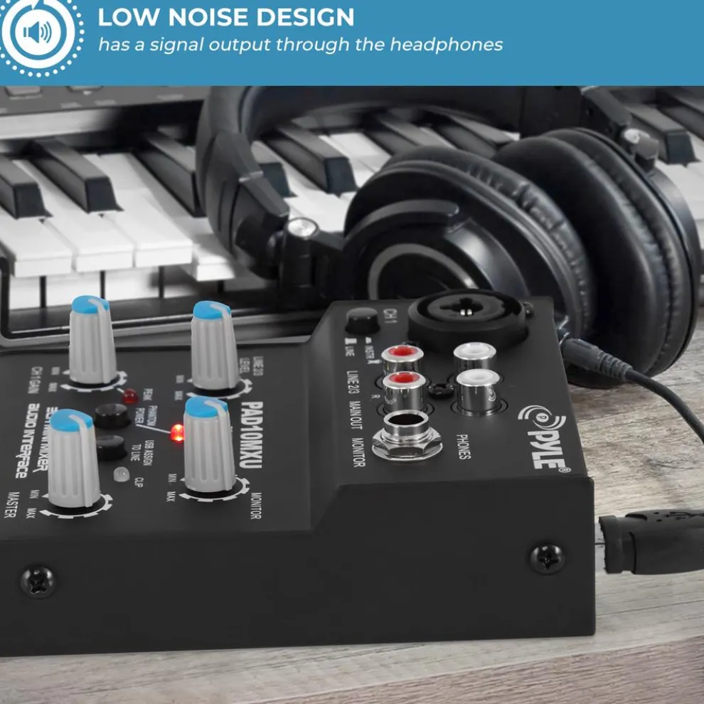 Compact Dj Mixer Pro Audio Interface
