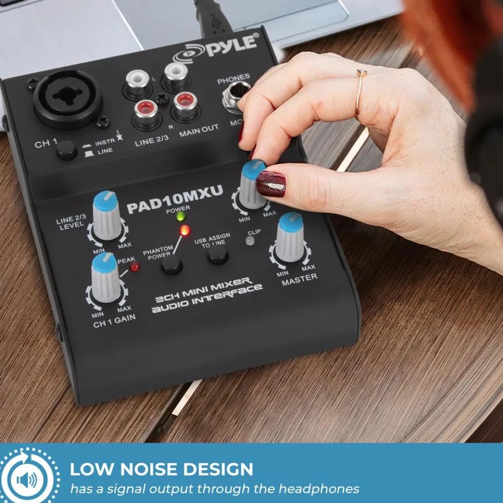 Compact Dj Mixer Pro Audio Interface