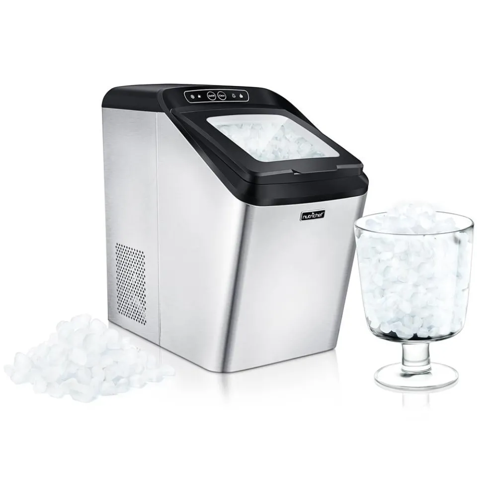 Countertop Nugget Ice Maker - Fast 26 lbs/Day, Stainless Steel