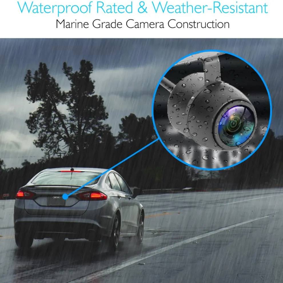 Dash Cam DVR 1080p HD Video, Night Vision, Dual Camera, 2