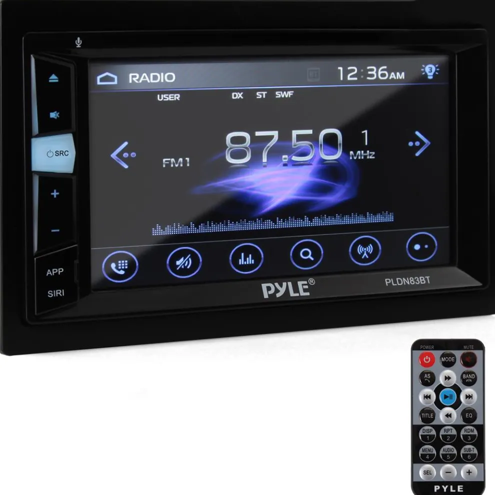 Double Din DVD Car Stereo Touchscreen Bluetooth 6.2" Display