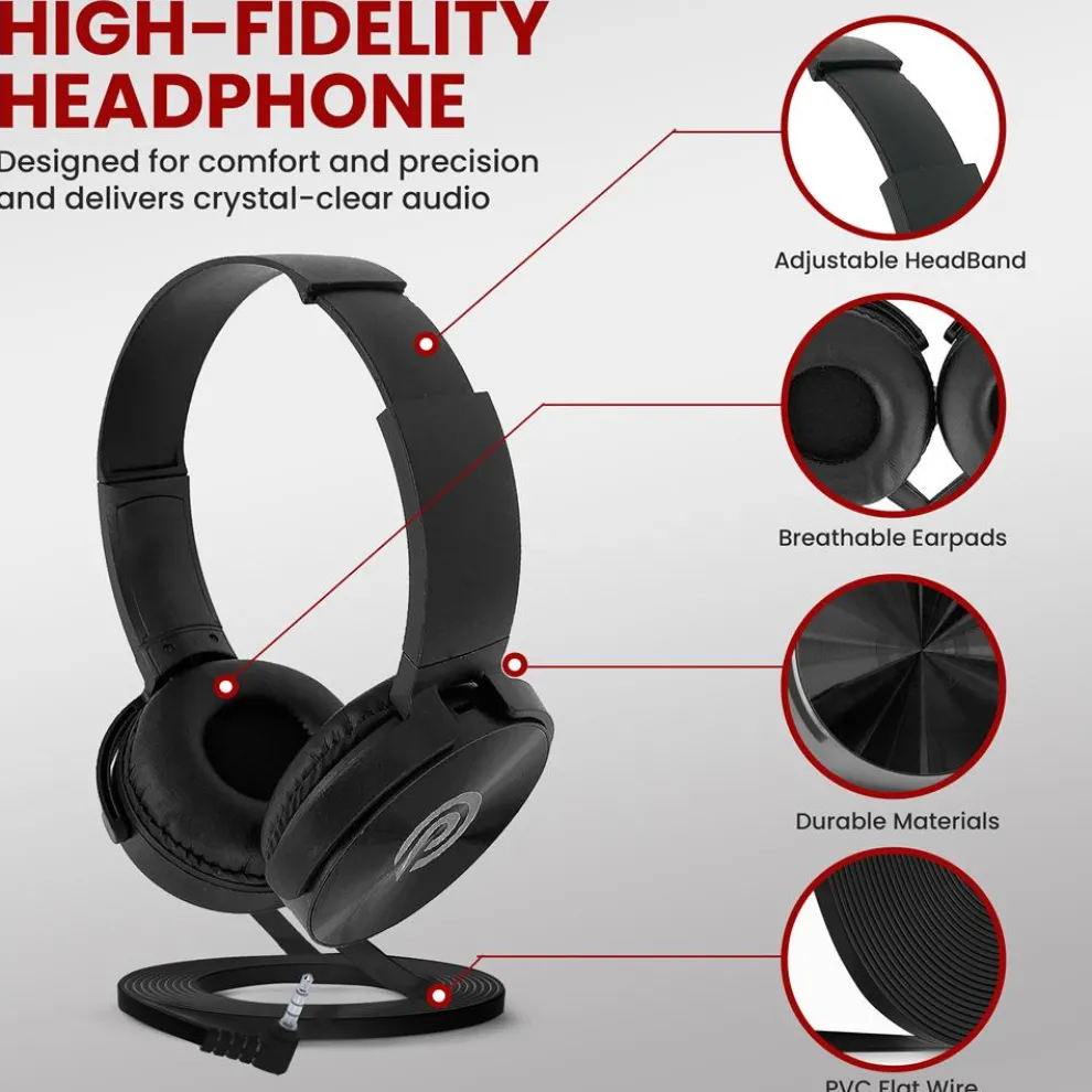 Electric Keyboard Accessory Set, Adjustable Stand, Iron, Black