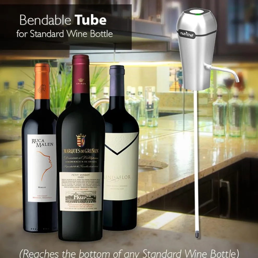 Electric Wine Aerator Pump - Fresher Wine, Automatic, Aluminum Alloy