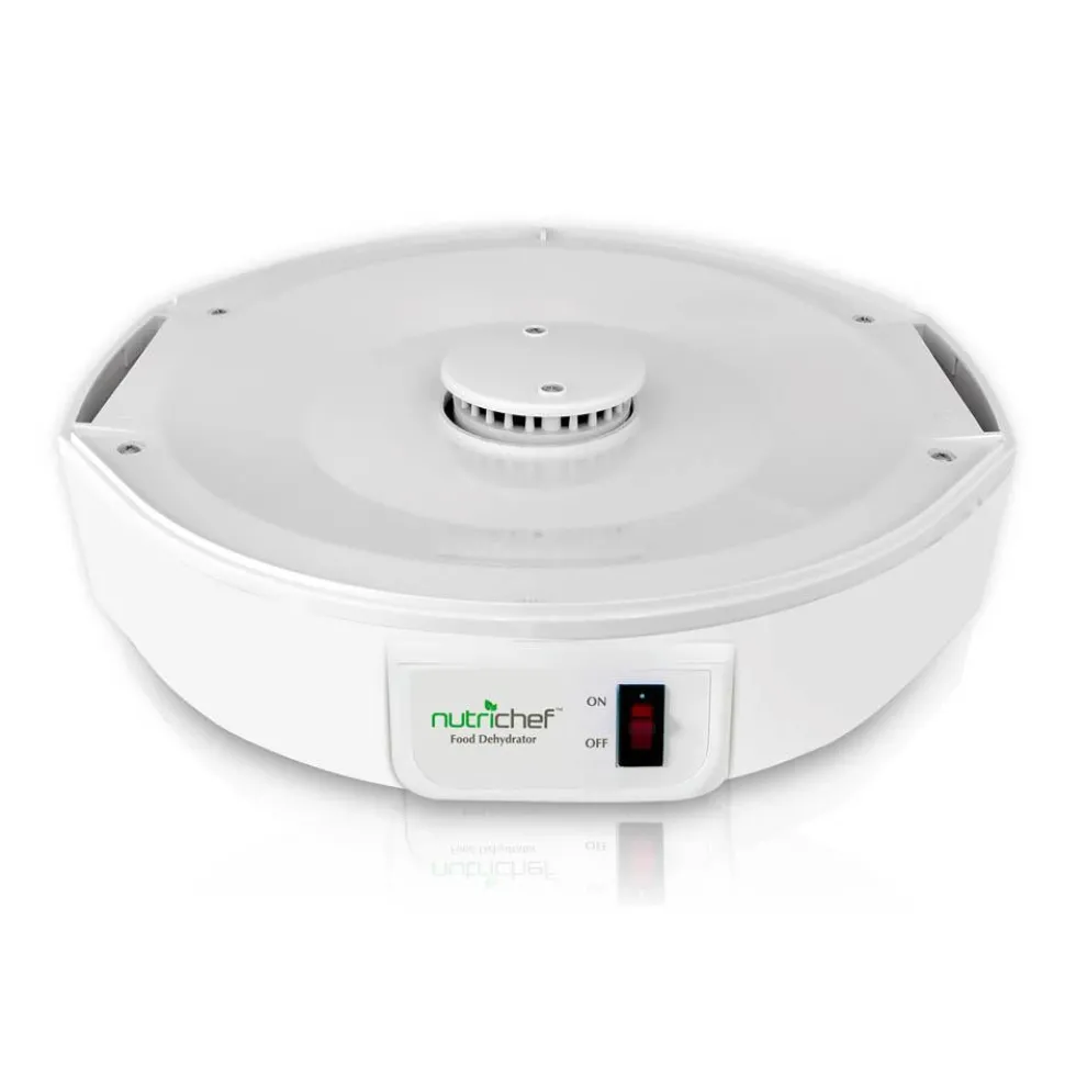 Food Dehydrator Machine, Even Dehydration, 5 Easy-Clean Trays, White