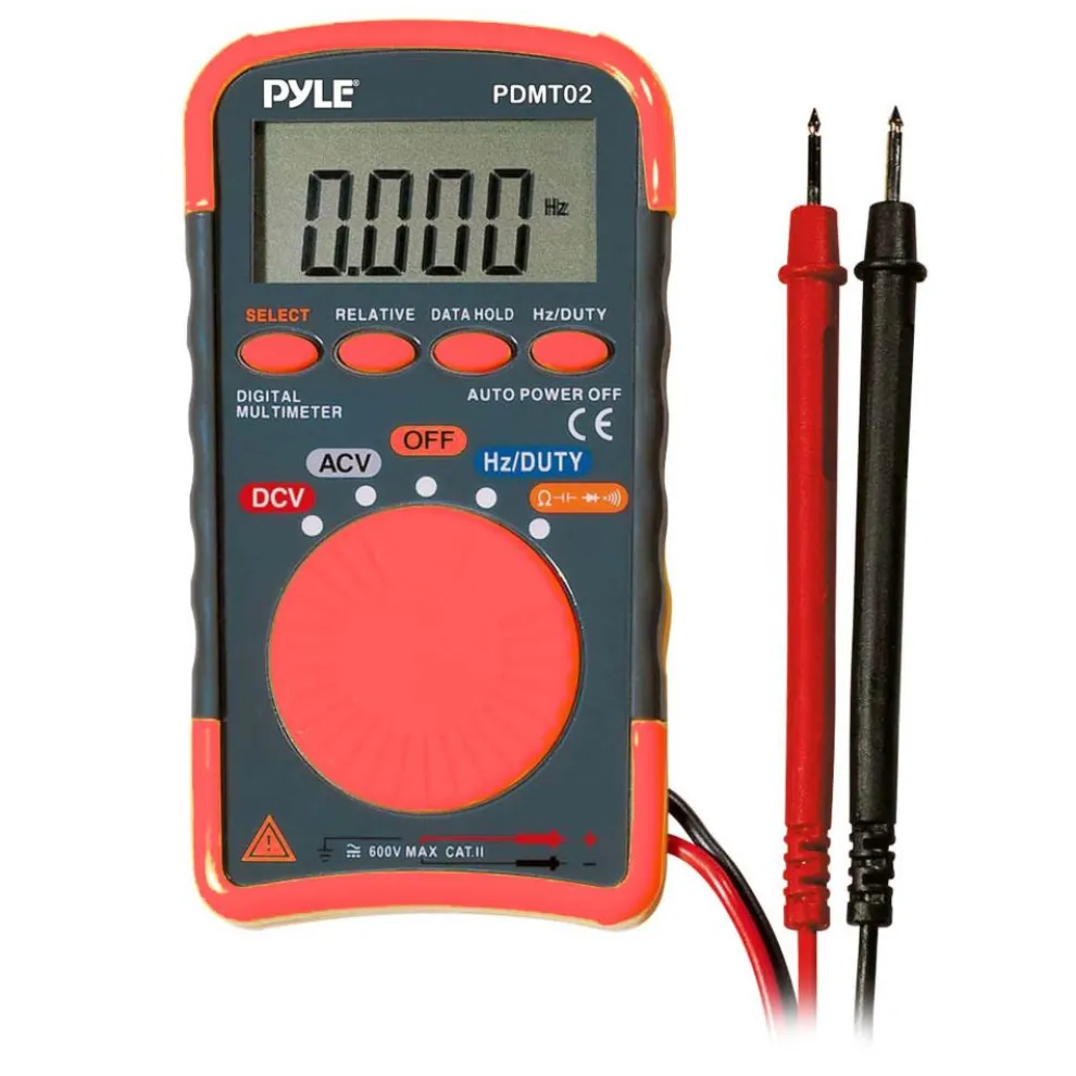 8-Function Digital Multimeter, Accurate Readings, Compact Design