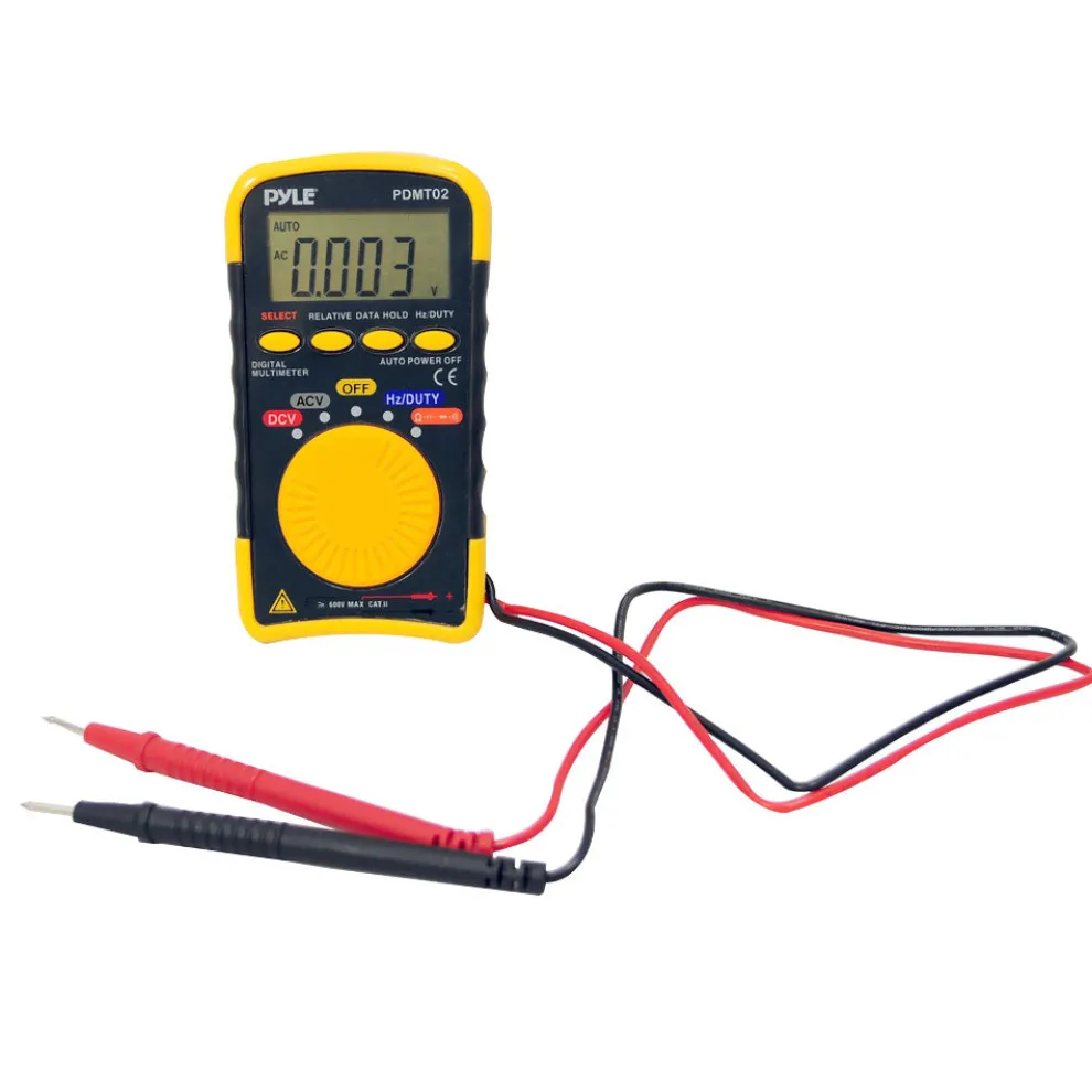 8-Function Digital Multimeter, Accurate Readings, Compact Design