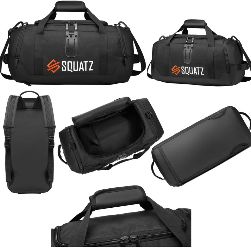 Gym Bag 50L Duffle Backpack Tear-Resistant Polyester, Spacious Compartments