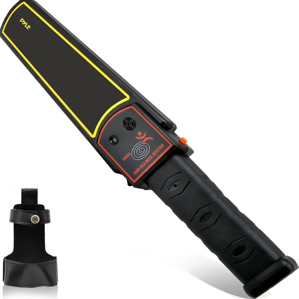 Handheld Metal Detector Wand High Sensitivity LED Alerts