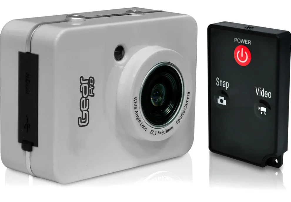 HD Action Camera 1080P Waterproof 12MP Touch Screen Silver