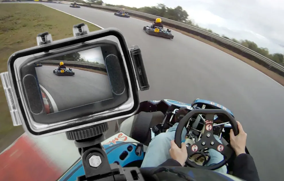 HD Action Camera 1080P Waterproof 12MP Touch Screen Silver