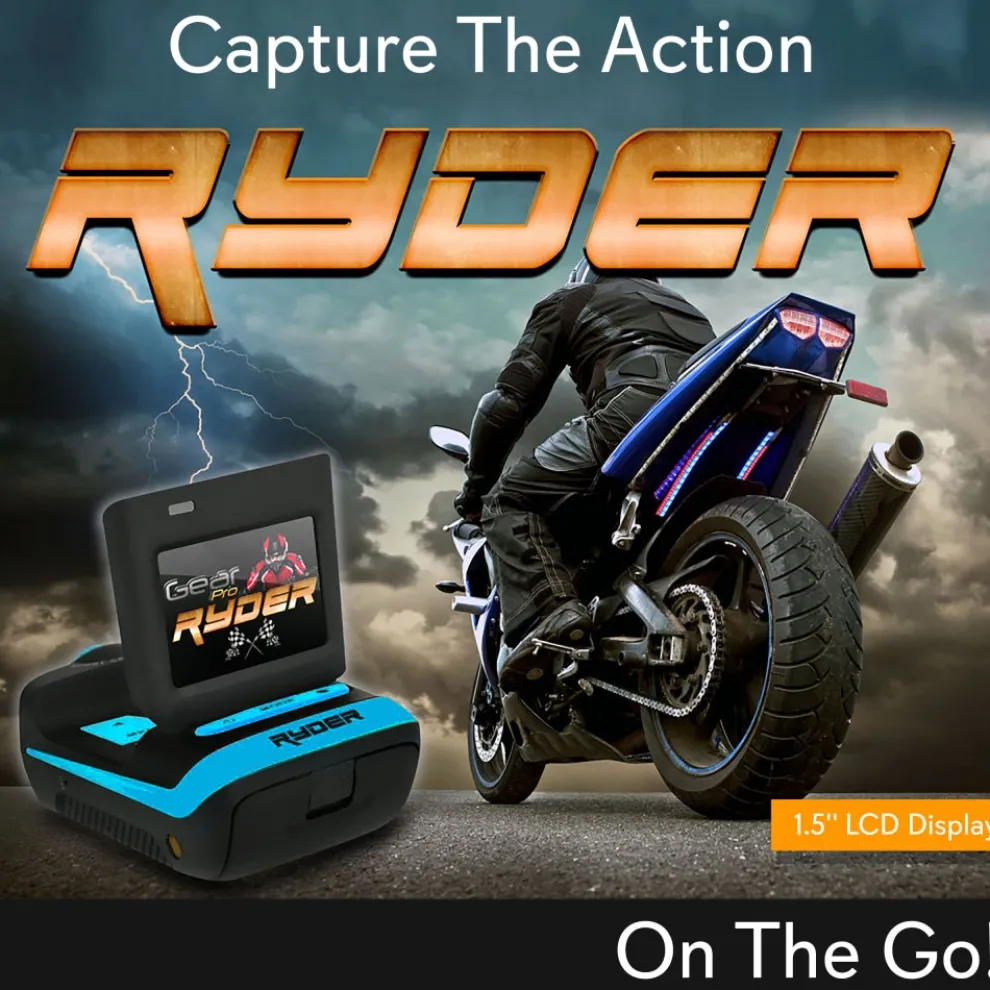 HD Action Camera 1080P Anti-Shake 16MP Waterproof Case Blue