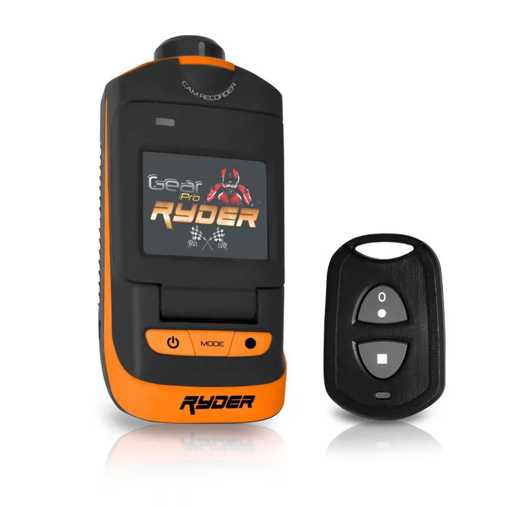 HD Action Camera 1080P GPS Waterproof 16MP Anti-Shake Orange