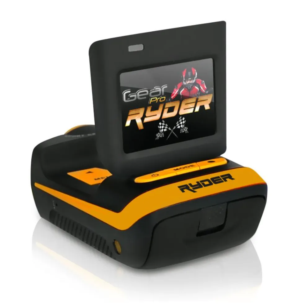 HD Action Camera 1080P GPS Waterproof 16MP Anti-Shake Orange