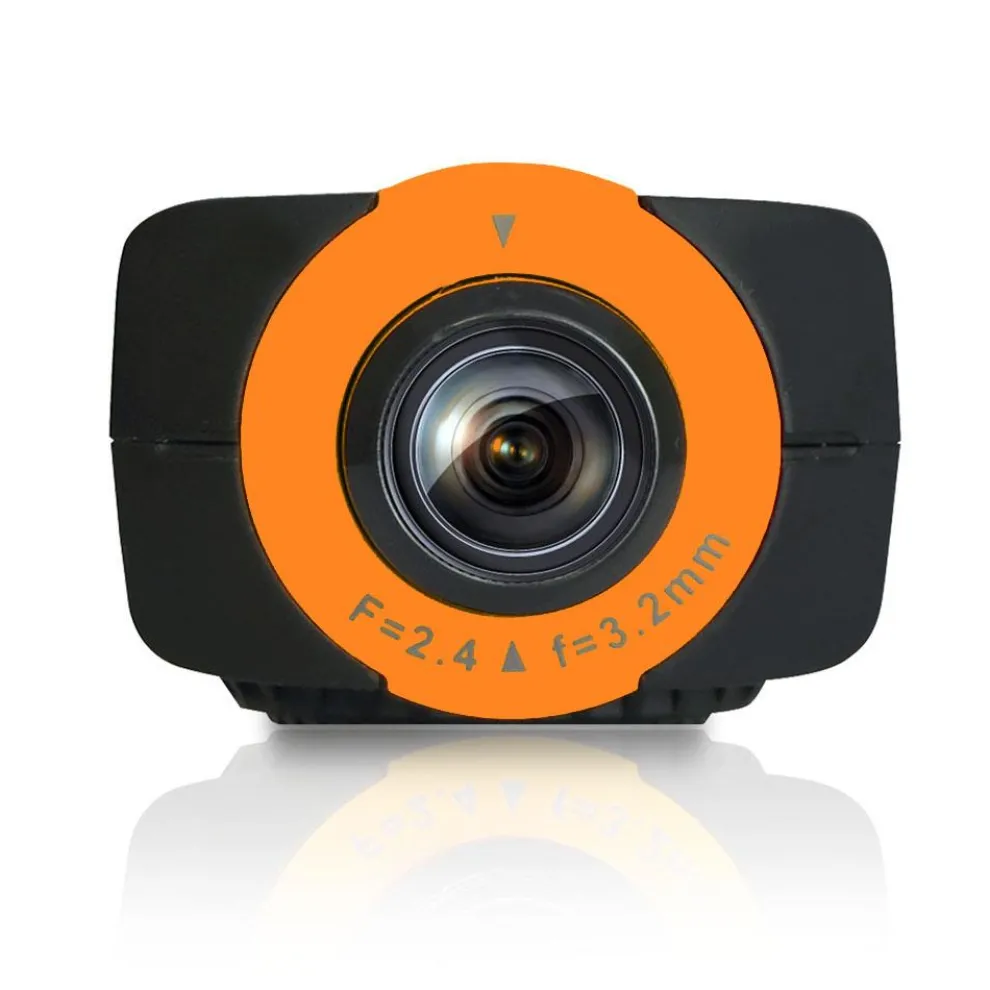 HD Action Camera 1080P GPS Waterproof 16MP Anti-Shake Orange