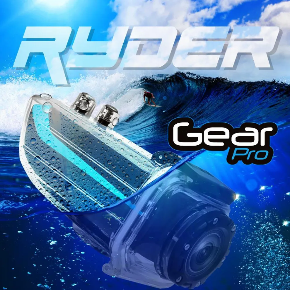 HD Action Camera 1080P GPS Waterproof 16MP Anti-Shake Orange