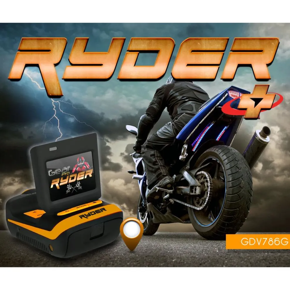 HD Action Camera 1080P GPS Waterproof 16MP Anti-Shake Orange