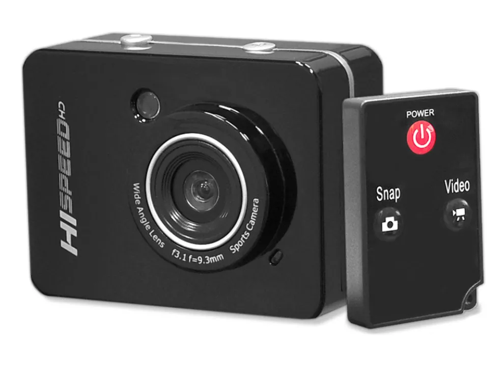 HD Sports Action Camera - Waterproof 1080P, 12MP, 2.4" Touch Screen