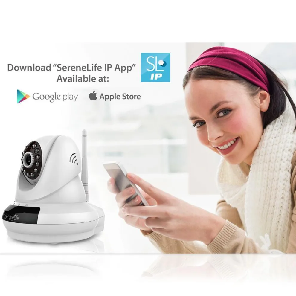 HD Wireless IP Camera, Remote Monitoring, 720p Video, Night Vision
