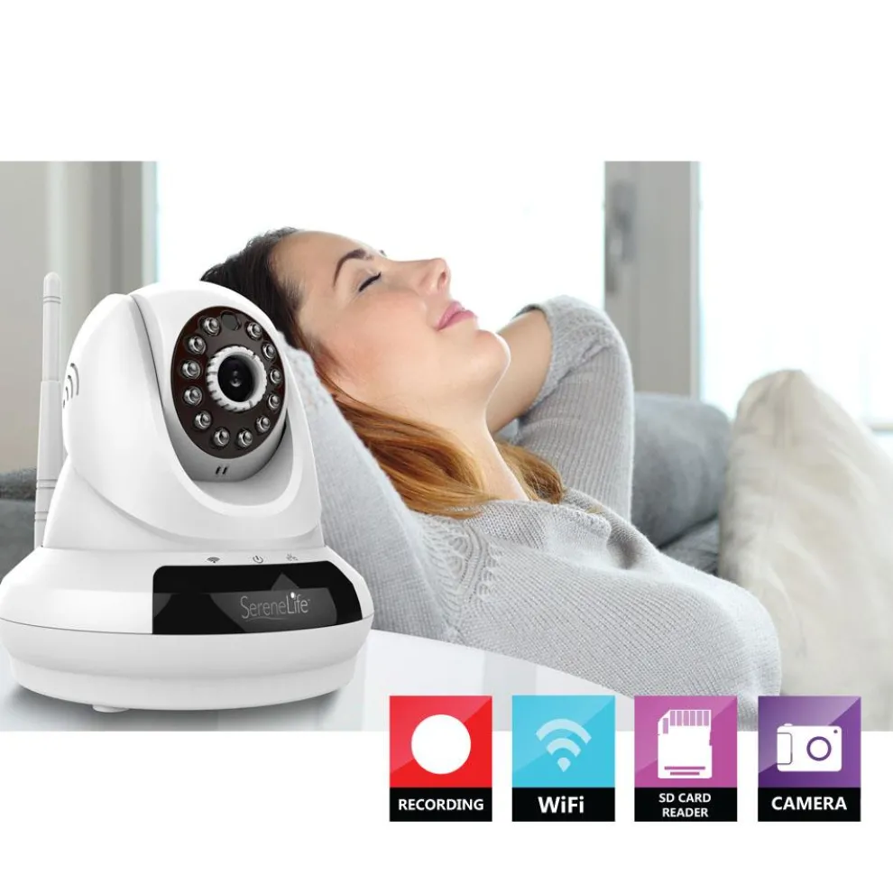 HD Wireless IP Camera, Remote Monitoring, 720p Video, Night Vision