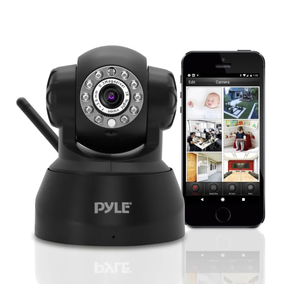 HD Wireless IP Camera System - Remote Control, Motion Detection, Wi-Fi