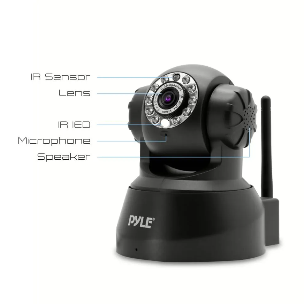 HD Wireless IP Camera System - Remote Control, Motion Detection, Wi-Fi