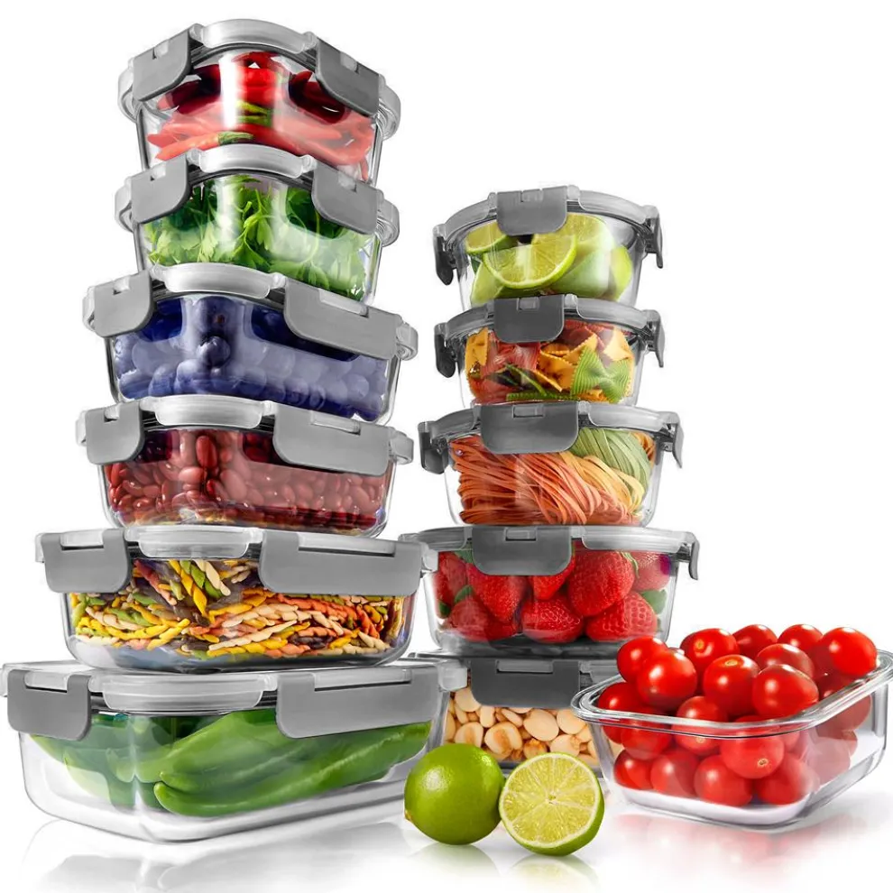 High Borosilicate Glass Food Container