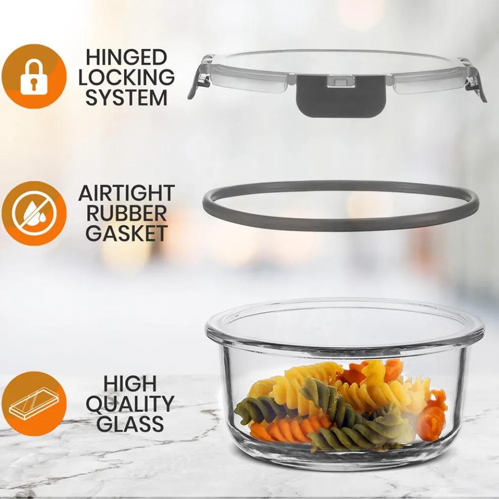 High Borosilicate Glass Food Container