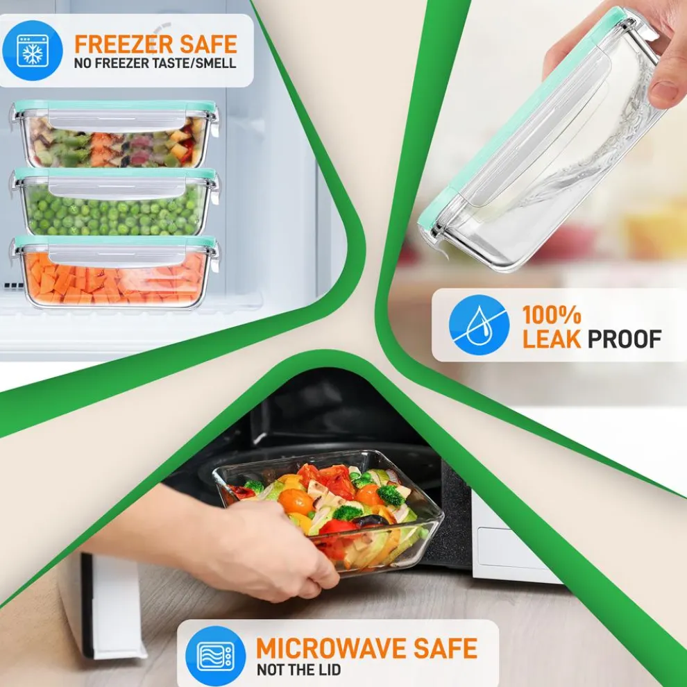 High Borosilicate Glass Food Container