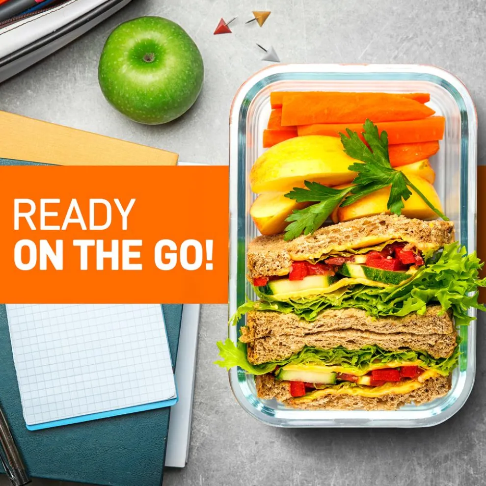 High Borosilicate Glass Food Container