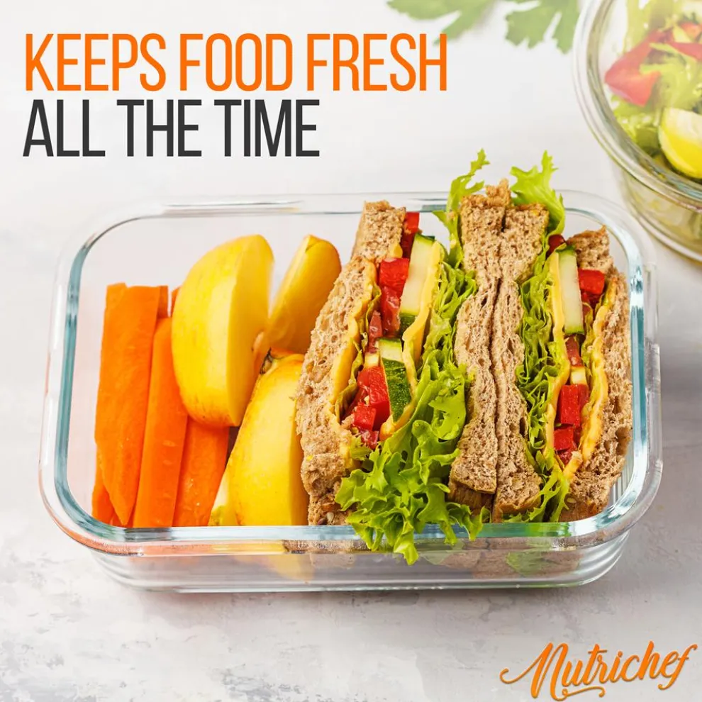 High Borosilicate Glass Food Container