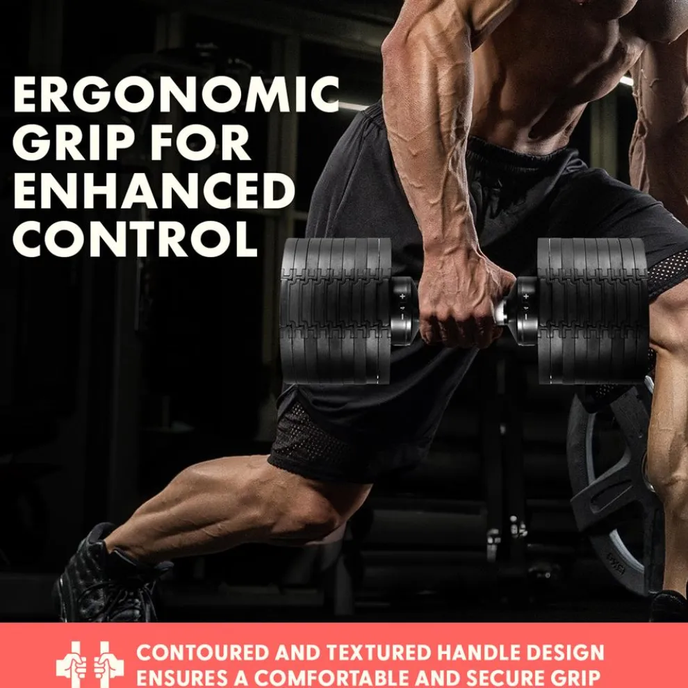 Home Fitness Adjustable Dumbbell Set Of