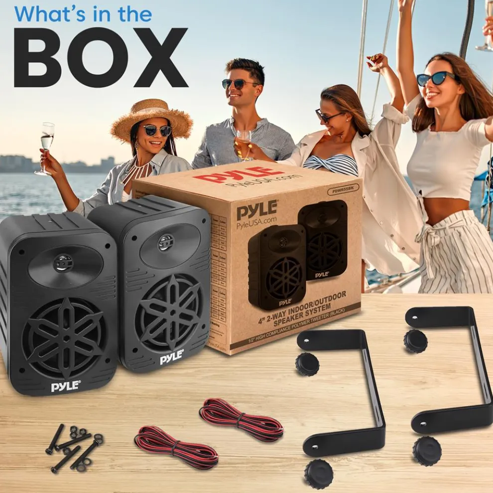 Indoor Outdoor Speakers 500W Waterproof 5.25