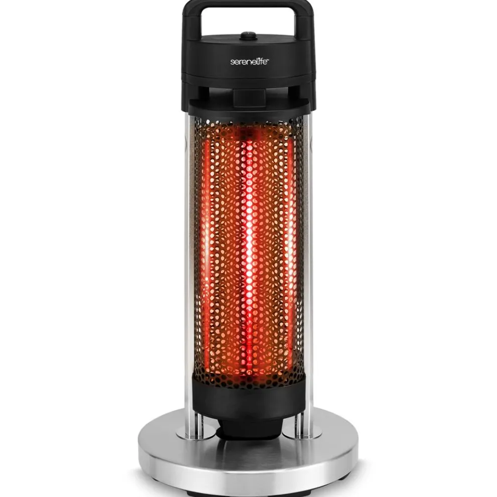 Infrared Patio Heater, Efficient Carbon Fiber, Aluminum Frame, Indoor/Outdoor