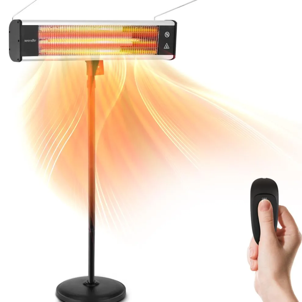Infrared Patio Heater 1500W Efficient Carbon Fiber Remote Control