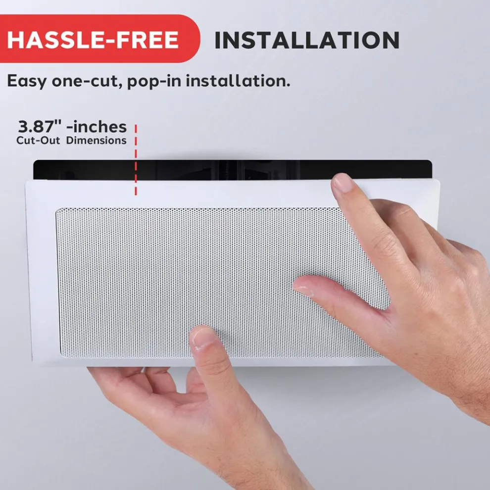 In-Wall/Ceiling Speakers, 2-Way Stereo, 5.25