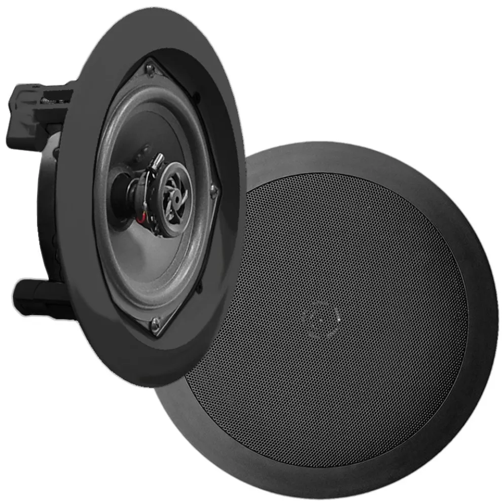 In-Wall/Ceiling Speakers 200W Flush Mount 2-Way Stereo System