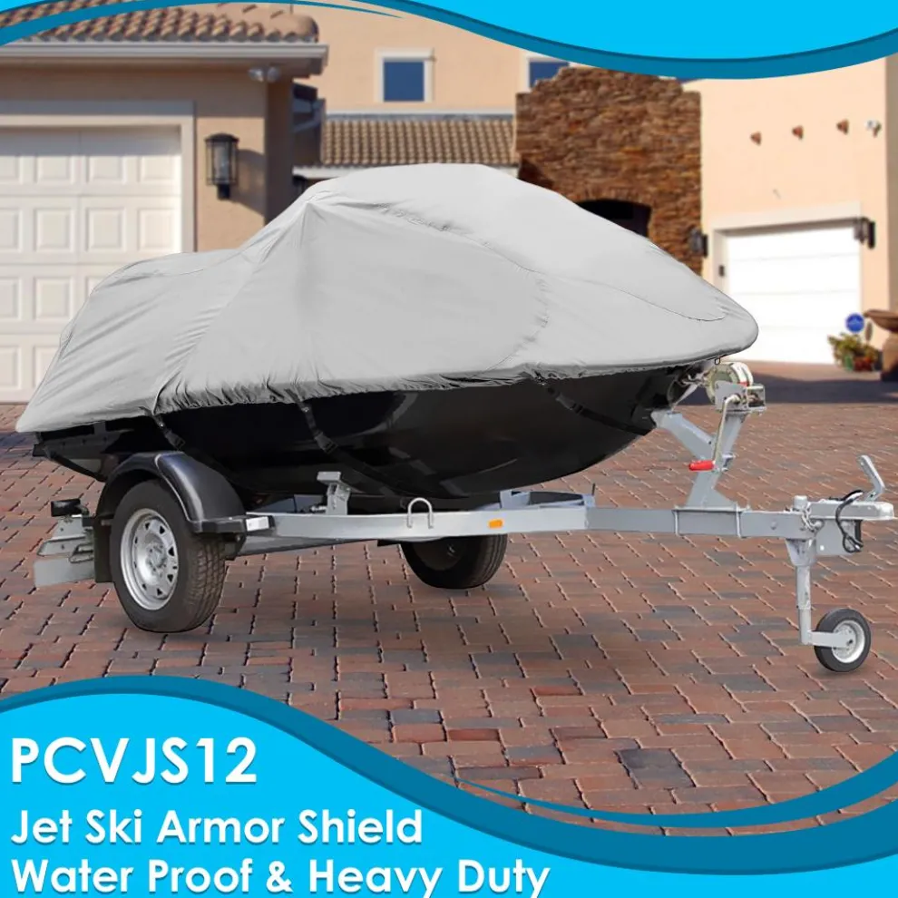 Jetski Storage Cover Waterproof 300D Canvas Rear Vents 118