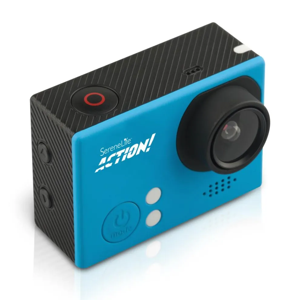 4K Ultra HD Action Camcorder, Slow-Mo, WiFi, Blue, 2